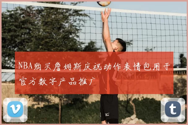 NBA购买詹姆斯庆祝动作表情包用于官方数字产品推广