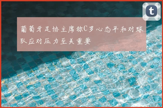 葡萄牙足协主席称C罗心态平和对球队应对压力至关重要
